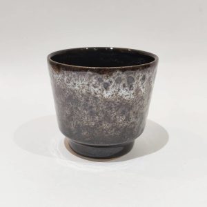 Mottled Grey Ceramic Planter