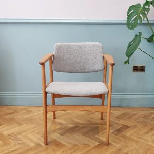 Oak Occasional Chair - Fleck Eco Upholstery