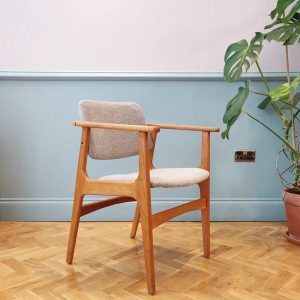 Oak Occasional Chair - Fleck Eco Upholstery