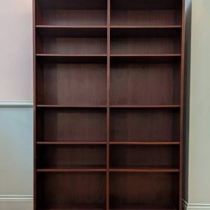 Omann Jun Mahogany Double Bookcase