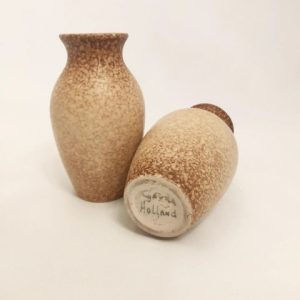 Pair Of Gouda Vases
