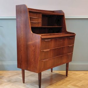 Rosewood Bureau With Pull Out Desk