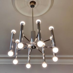 Sciolari Chrome Chandelier - 16 Bulb