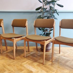 Set Of Four Erik Buch Dining Chairs Mod. 49