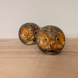 Alabaster Owl Paperweight