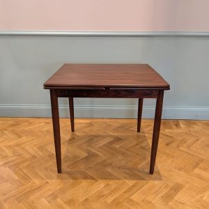 Square Rosewood Extending Dining Table