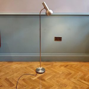 Brushed Chrome Floor Lamp With Flex Head
