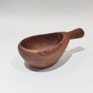 Wooden Bowl With Handle