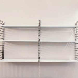 Tomado White Metal Modular Shelving