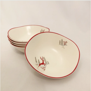 Crown Devon Stockholm Bowls - Set Of Five