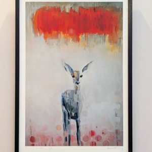 Eeeevil Bambi - Kim Tong Framed Print