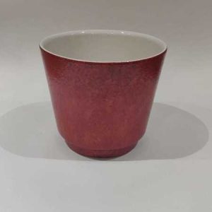 Red Ceramic Planter