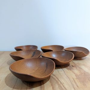 ESA Teak Bowls - Set Of Six