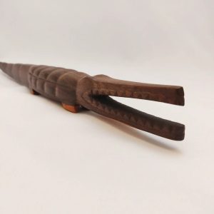 Carved Wooden Crocodile
