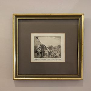 Etching By Karolina Larusdottir "Saffron Walden" 12/25