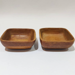 Pair Of Small Square Edged Bowls