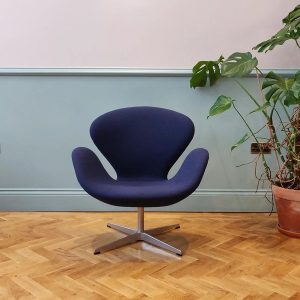 Fritz Hansen Swan Chair Dark Blue