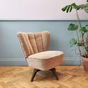German Cocktail Chair On Swivel Base